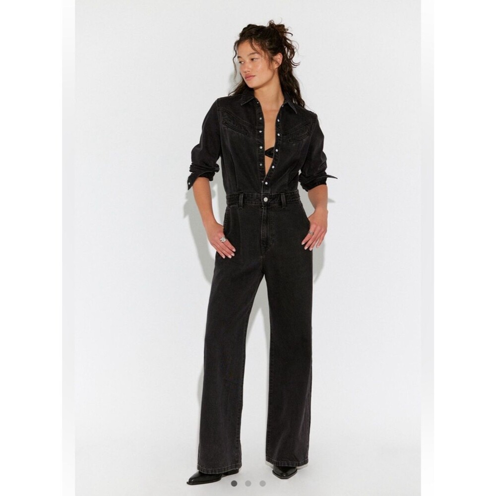Levi's Women's S Rinoa Wide-Leg Jumpsuit Black sz S Small Regular NWT